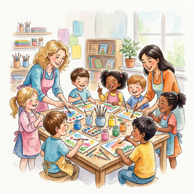 Children and Teachers